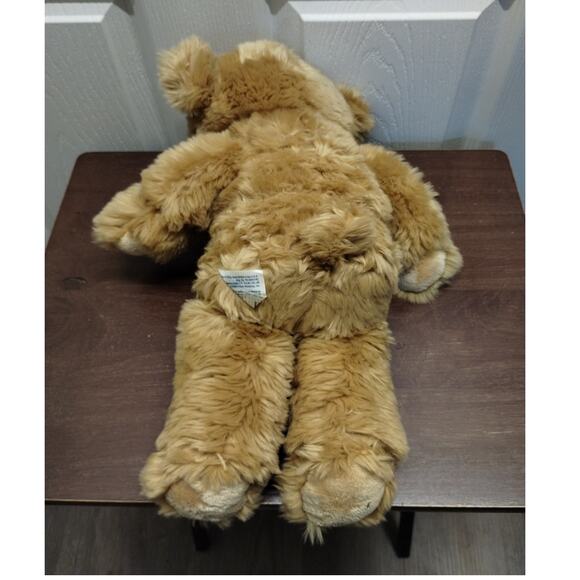 Build A Bear BABW Retired Vintage Tan Shaggy Furry Fuzzy Teddy Bear Brown Nose - Picture 3 of 8